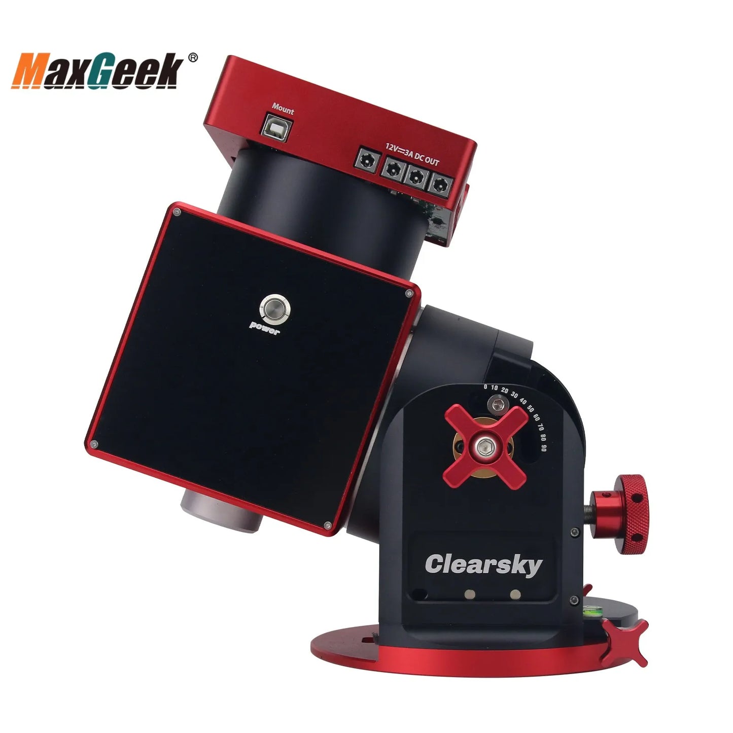 Maxgeek ST25 Pro Harmonic Equatorial Mount – 30kg Payload, Built-in Hub, Mechanical Safety