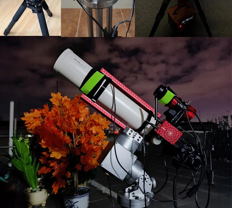 JUWEI17-100 Harmonic Equatorial Mount – 13kg Payload, Dual Reducer, Wide Dovetail Saddle