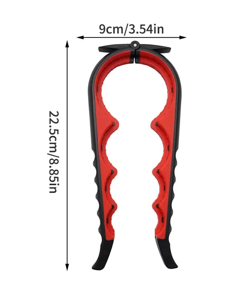 4-in-1 Anti-Slip Can & Bottle Opener – Easy Grip Multi-Tool for Kitchen Use