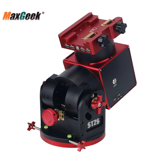 Maxgeek ST25 Pro Harmonic Equatorial Mount – 30kg Payload, Built-in Hub, Mechanical Safety